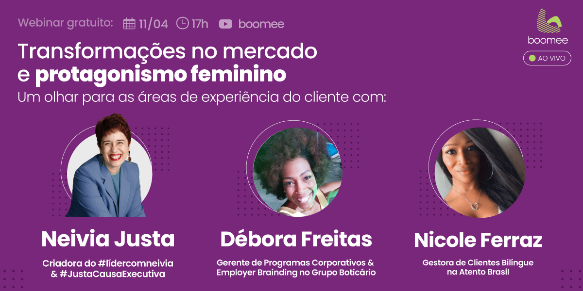 Protagonismo feminino na TI é tema de webinário na terça-feira, 30